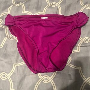 Magenta Mossimo Bikini Bottoms - Bright Fuchsia Swimwear size L with tags.